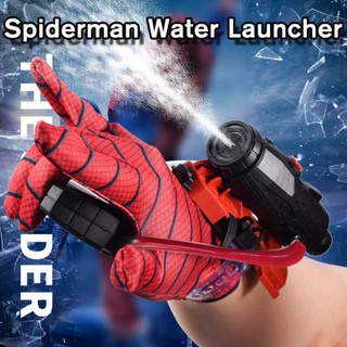 ชุดของเล่นฟิกเกอร์ Spiderman Water Launcher สําหรับเด็ก