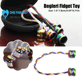 Begleri ของเล่นฟิดเจ็ต ลูกปัดทองแดง คลายเครียด สําหรับผู้ชาย ผู้หญิง U7Q8