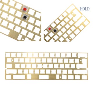 Ace แผ่นทองเหลือง 60% CNC สําหรับคีย์บอร์ดเมคคานิคอล GH60