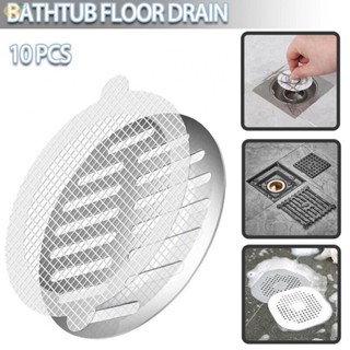 【VARSTR】10X Bathroom Drain Hair Catcher Bath Stop Plug Sink Strainer Filter Shower-Cap