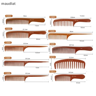 Maud แปรงหวีผมไม้ ป้องกันไฟฟ้าสถิตย์ 1 ชิ้น EN