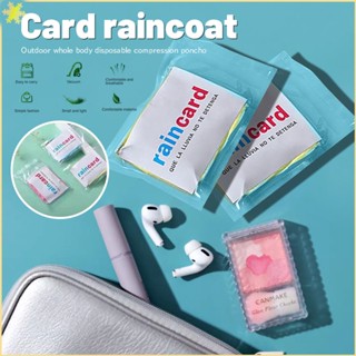 [LBE] เสื้อกันฝนแบบใช้แล้วทิ้ง 1/3 ชิ้นสำหรับผู้ใหญ่ Rain Waterproof Emergency Rain Coat Portable Clear Rainwear