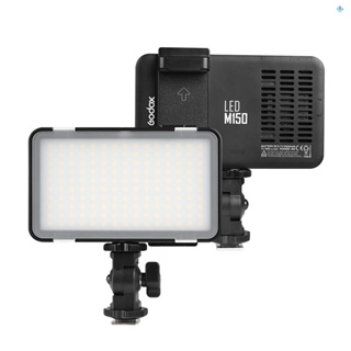 Godox LEDM150 ไฟวิดีโอ LED ขนาดเล็ก หรี่แสงได้ 5600K CRI 95+ พร้อมขาตั้งโทรศัพท์ ปรับได้ สําหรับกล้อง DSLR กล้องวิดีโอ กว้าง 5.5-8.5 ซม. โทรศัพท์มือถือ