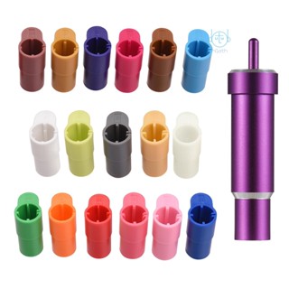 [mjia] อะแดปเตอร์ปากกา 17 ชิ้น และชุดท่อมาร์กเกอร์ 1 ชิ้น แบบเปลี่ยน สําหรับ Sharpie Bic Crayola Sakura Pilot Pentel Paper Mate Mitsubishi uni-Ball Cricu