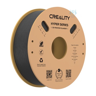 [mjia] Creality Hyper PLA เส้นใยพลาสติก 1.75 มม. ความเร็วสูง 1 กก.(2.2lb) ความแม่นยํา +/-0.03 มม. สีดํา สําหรับเครื่องพิมพ์ 3D 1 ม้วน