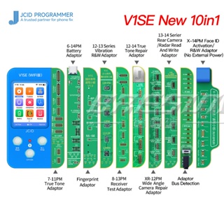 Jc V1SE เครื่องอ่านลายนิ้วมือ แบตเตอรี่ สําหรับ IPhone 7 7P 8 8P X XR XS XSMAX 11 ProMAX 12 13 14