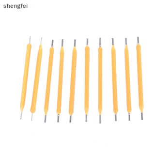 [shengfei] หลอดไฟ LED COB พลังงานแสงอาทิตย์ สว่างมาก สําหรับตกแต่งบ้าน 10 ชิ้น