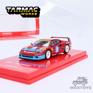 Tarmac Works 1:64 F40 GT Italian GT #2 โมเดลรถยนต์ Winner 1992 Diecast