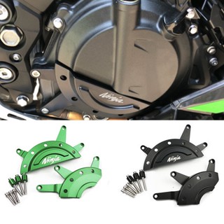 ฝาครอบเครื่องยนต์ ด้านข้าง ป้องกันการกระแทก ดัดแปลง สําหรับ NINJA 400 NINJA 400 Z400 17-19