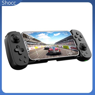 Shocc D6 จอยสติ๊กควบคุมเกมไร้สาย ยืดหดได้ สําหรับ IPhone Android Gamepad Joystick