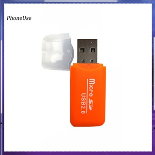 อะแดปเตอร์การ์ดรีดเดอร์ USB 20 TF T-Flash ขนาดพกพา สําหรับคอมพิวเตอร์ แล็ปท็อป PC