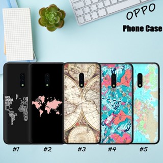 เคส TPU นิ่ม ลายแผนที่โลก WV11 FH297 สําหรับ OPPO Realme C25 C31 C30 C25S V11 V11S Narzo 20 Pro 30A 50i 30 5G