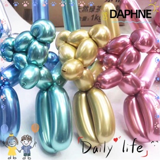 Daphne 10 ชิ้น ลูกโป่งยาววิเศษ ตลก งานเลี้ยงวันเกิด งานแต่งงาน แถบยาง DIY