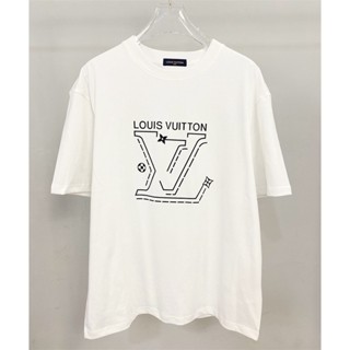 L999v- เสื้อยืดแขนสั้น พิมพ์ลายโลโก้ตัวอักษร คุณภาพสูง Yerg