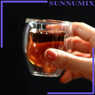 [Sunnimix] แก้วมัก มีฉนวนกันความร้อน อเนกประสงค์ สําหรับน้ําผลไม้ ลาเต้