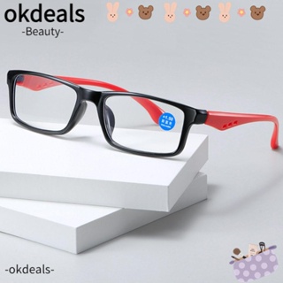 OKDEALS แว่นตาอ่านหนังสือ กรอบเบาพิเศษ แบบพกพา สบาย สไตล์วินเทจ