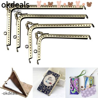 OKDEALS ตะขอล็อคกระเป๋า สไตล์วินเทจ DIY