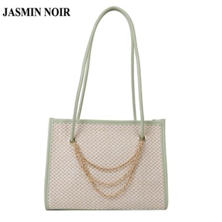 Jasmin NOIR กระเป๋าสะพายไหล่ กระเป๋าถือ ขนาดเล็ก พร้อมสายสะพาย สไตล์เรโทร สําหรับสตรี