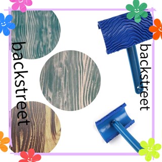 Backstreet เครื่องมือลูกกลิ้งทาสีลายไม้ DIY