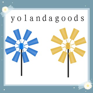 Yola Whirligig Pinwheels เครื่องประดับตกแต่งสวนและสวนกังหันลมหลากสี