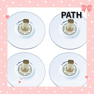 Path อุปกรณ์ล็อคประตูบานเลื่อน พลาสติก ทรงกลม 3 นิ้ว 4 แพ็ค