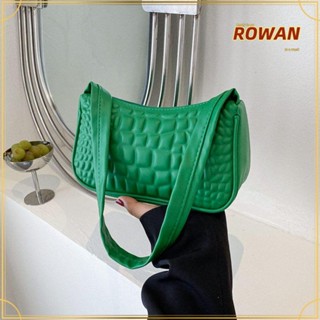 Rowans กระเป๋าถือแฟชั่น ขนาดเล็ก สีพื้น