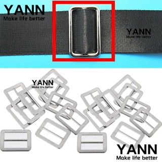 Yann1 10 ชิ้น หัวเข็มขัด สามเฉียง บ้าน &amp; ที่อยู่อาศัย ตกแต่งกระเป๋า เครื่องมือเย็บผ้า สายรัดกระเป๋าเป้สะพายหลัง