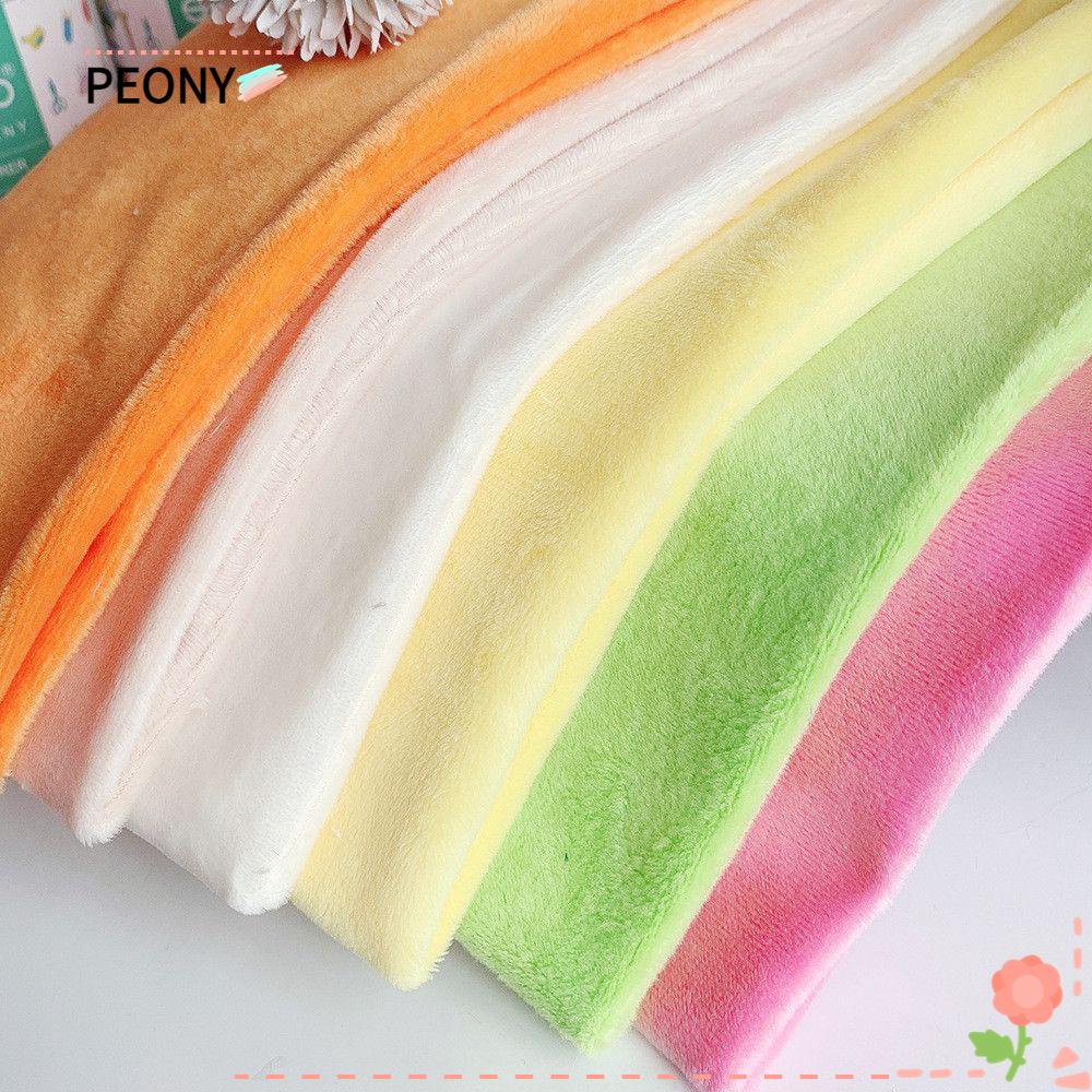Peonypavilion ผ้ากํามะหยี่ขนนิ่ม แฮนด์เมด ทนทาน สีพื้น สําหรับตกแต่งบ้าน Diy