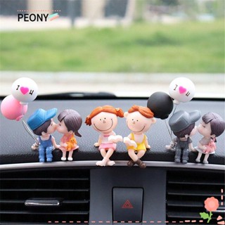 PEONYPAVILION รูปปั้นรถยนต์น่ารัก เครื่องประดับ สําหรับตกแต่งบ้าน ช่องแอร์รถยนต์