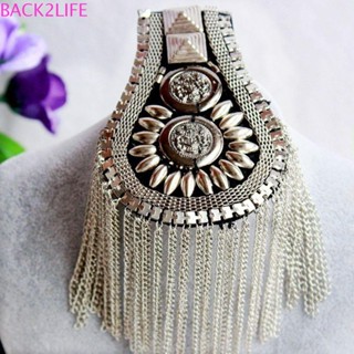 Back2life เครื่องประดับเครื่องหมายไหล่เข็มไหล่บอร์ดพังก์ Epaulets