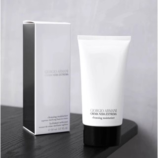 Armani คลีนเซอร์ทําความสะอาดผิวหน้า สูตรอ่อนโยน สีดํา 150 มล.