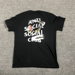 ANTI SOCIAL SOCIAL CLUB Assc เสื้อแขนสั้น ป้องกันโซซิียล คลับฟุตบอล