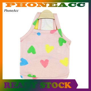 Phoneacc เสื้อกั๊ก ลายหัวใจ สวมใส่สบาย ฤดูร้อน สีสดใส สําหรับสัตว์เลี้ยง สุนัข