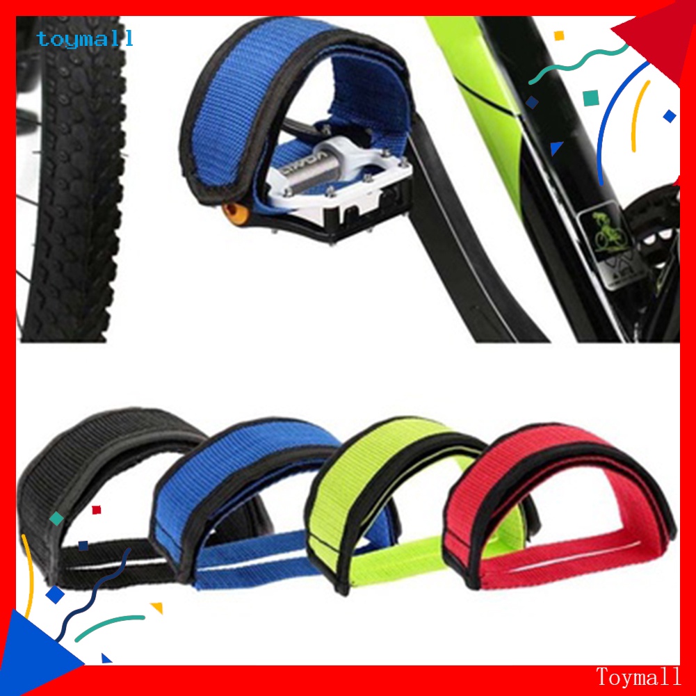 TOMA 1 PC Fixed Gear Fixie จักรยาน Anti-slip กาวคู่เหยียบสายรัด Toe Clip Belt