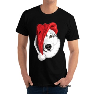 Husky Christmas Shirt Cotton Fabric Casual Tees Designer Short Sleeve Men Top T shirts Funny Mother Day Tee Shirt Crewne