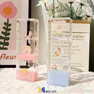 Water Drops Liquid Hourglass Cherry Blossom Drain Oil Spill Table Top Healing Decompression Desktop Small Decorations Birthday Gif MOLISA