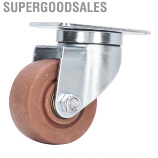 Supergoodsales Nylon Chair Caster  Good Stability Multifunctional 3in Universal Wheel Standard Size Metal Mount  for Machinery