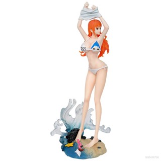 โมเดลฟิกเกอร์ One Piece Nami Action Figure ชุดว่ายน้ําบิกินี่ ของเล่นสําหรับเด็ก
