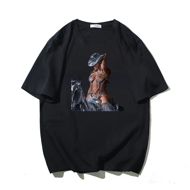 ยินดีต้อนรับ a Beyonce Renaissance เสื้อยืด ผ้าฝ้าย พิมพ์ลายอัลบั้มนักร้องป๊อป สําหรับผู้ชาย 2023