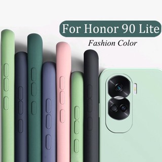 ใหม่ เคสโทรศัพท์ ซิลิโคนเหลว ทรงสี่เหลี่ยม สําหรับ Honor X50i X40 X9 5G X30 X8