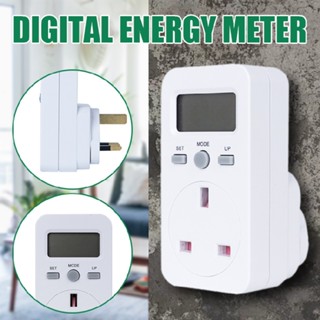 New Small Screen Power Metering Socket Power Monitor Digital Energy Meter