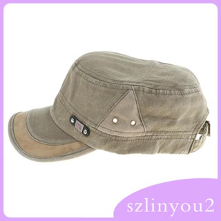 [szlinyou2] หมวกลําลอง ผ้าฝ้าย สีน้ําเงินเข้ม สําหรับผู้ชาย และผู้หญิง