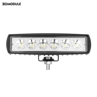 3dmodule ไฟหน้า Led กันน้ํา 18w ไฟหน้ารถ Led กันน้ํา กันกระแทก สปอตไลท์ สําหรับรถยนต์ รถบรรทุก มอเตอร์ไซด์ รถยก สากล อุปกรณ์เสริม