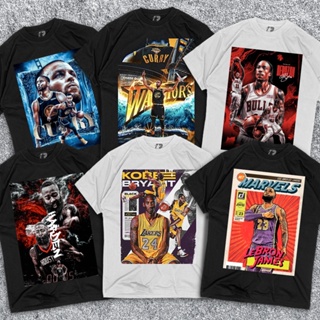 เสื้อยืดพิมพ์ลาย Nba SERIES เสื้อยืดผ้าฝ้าย แขนสั้น พิมพ์ลาย basket combed 30s s - m - l - xl - xxl kaos Basketball dist