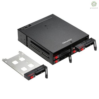 [DZ]OImaster ฮาร์ดไดรฟ์ SATA HDD SSD 6 Bays รองรับ 2.5 นิ้ว พร้อมพัดลมระบายความร้อน 6Gbps สําหรับ PC 5.25 นิ้ว