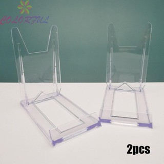 【COLORFUL】Acrylic Display-Stand, Easel Board, Picture Stand, Plastic Adjustable,Fixed