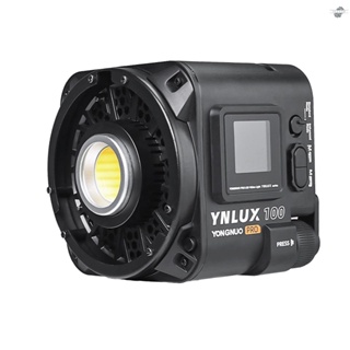 {fly} Yongnuo YNLUX100 Pro ไฟวิดีโอ LED 120W COB 3200K-6500K ปรับความสว่างได้ 4 ระดับ เมาท์โบเวน โลหะ หรี่แสงได้ สําหรับถ่ายภาพบุคคล กลางแจ้ง