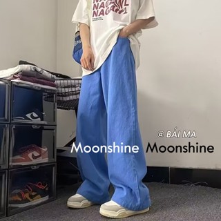 Moon  กางเกงขายาว คาร์โก้ กางเกง เชือกอเมริกันคลาสิค Cargo pants 2023 NEW 072830 พิเศษ สวยงาม คุณภาพสูง High quality C98BBVS 36Z230909