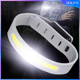 [dolity] สายรัดแขนนิรภัย LED กันฝน แบบชาร์จไฟได้ เพื่อความปลอดภัย สําหรับเล่นกีฬา