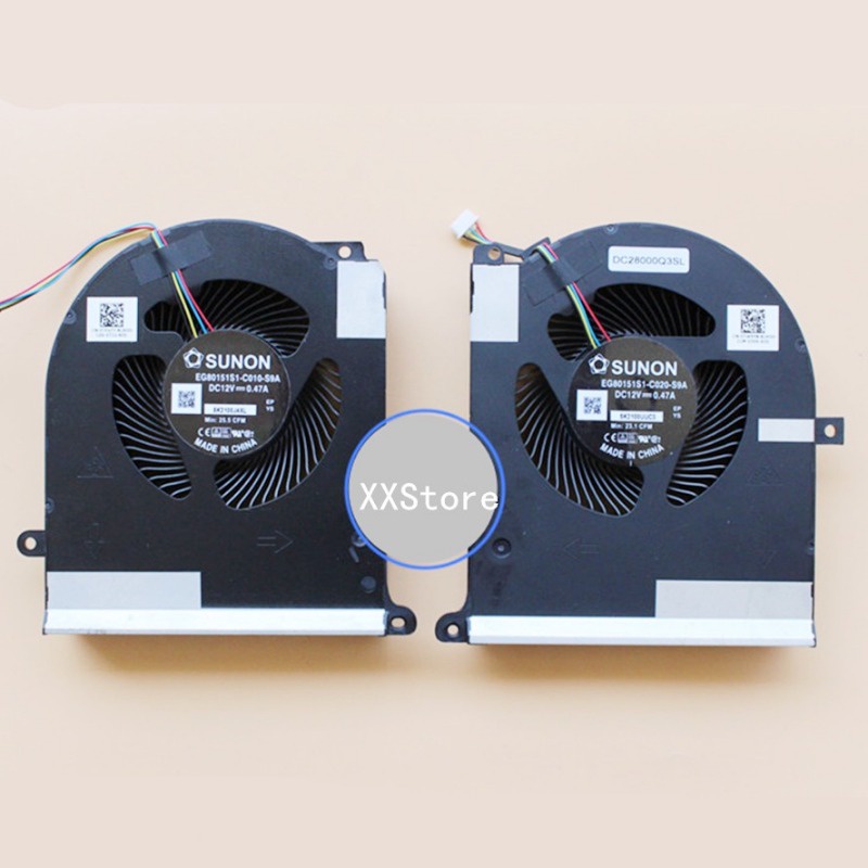 แล็ปท็อป EG80151S1-C010-S9A EG80151S1-C020-S9A พัดลมระบายความร้อน DC12V 0.47A สําหรับ DELL Alienware